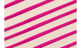 Cinta de seda Natural cosida 5-7mm Fuxia / Hilos y Cordones, Hilo de seda