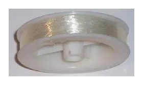 SILICONA TRANSPARENTE 0,6MM / Hilos y Cordones, Silicona