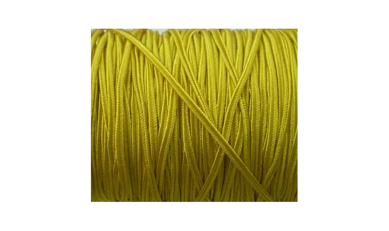 Soutache 3mm Amarillo oro brillo / Hilos y Cordones, Soutache