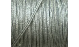 Soutache 3mm Metálica plata antigua / Hilos y Cordones, Soutache