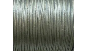 Soutache 3mm Metálica plata / Hilos y Cordones, Soutache