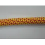 Cordón trenzado mecla amarillo, naranja, rojo / Hilos y Cordones, Cordón trenzado algodón