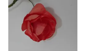 Flor Papel 3cms diámetro Coral / Complementos de Pelo