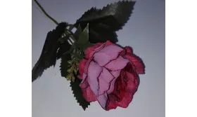 Flor tupida 5cms diámetro Granate / Complementos de Pelo