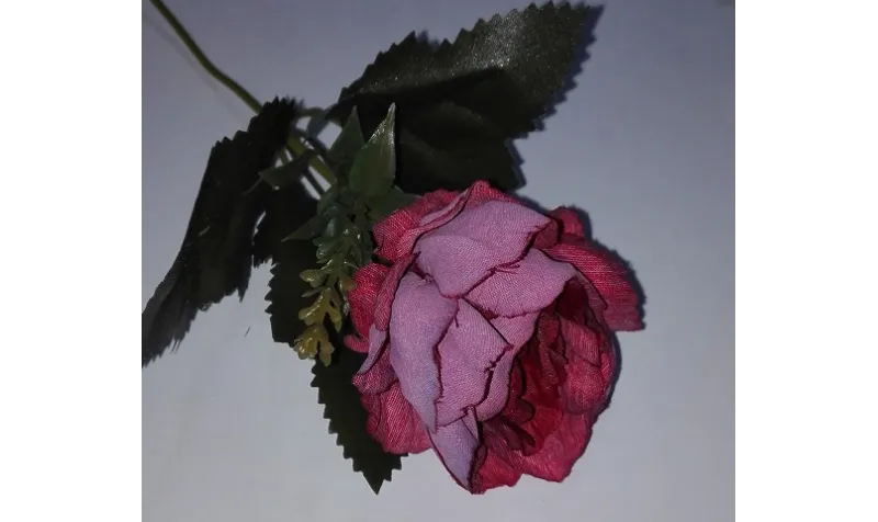 Flor tupida 5cms diámetro Granate / Complementos de Pelo