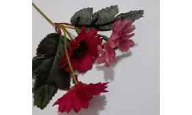 Ramilete Margaritas 4 a 5cms diámetro granate / Complementos de Pelo