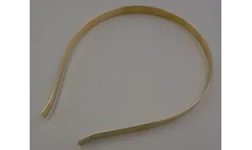 Diadema de 9mm de ancho Dorada / Complementos de Pelo