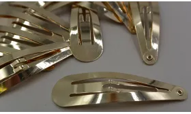 Horquilla Clip  57*16mm Dorada / Complementos de Pelo