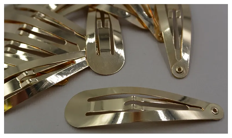 Horquilla Clip  57*16mm Dorada / Complementos de Pelo