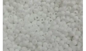 10 gramos de Abalorio cristal Blanco Mate / Abalorio pulseras y Collares