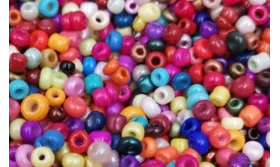 10 gramos de Abalorio cristal Multicolor / Abalorio pulseras y Collares