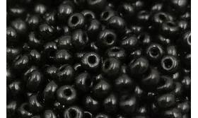 10 gramos de Abalorio cristal Negro Mate / Abalorio pulseras y Collares