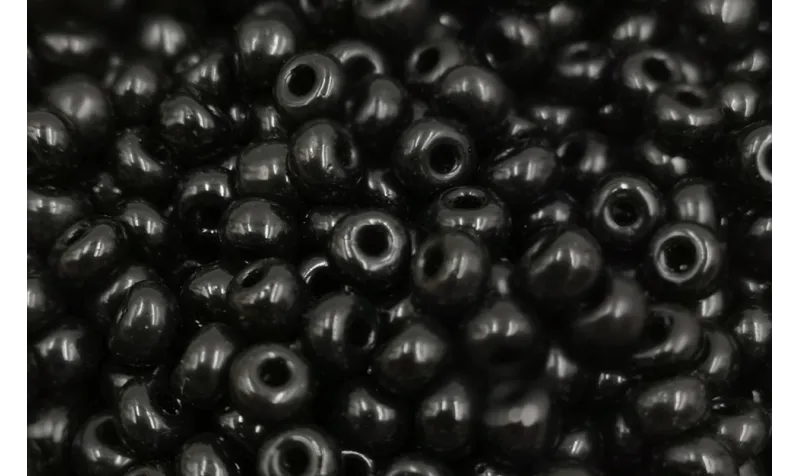 10 gramos de Abalorio cristal Negro Mate / Abalorio pulseras y Collares