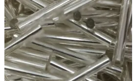 10 gramos Canutillo 23mm  Plata / Abalorio pulseras y Collares