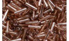 10 gramos Canutillo 6mm  cobrizo / Abalorio pulseras y Collares
