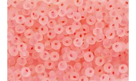 10 gramos Abalorio Rosa Fluor trans 3mm / Abalorio pulseras y Collares