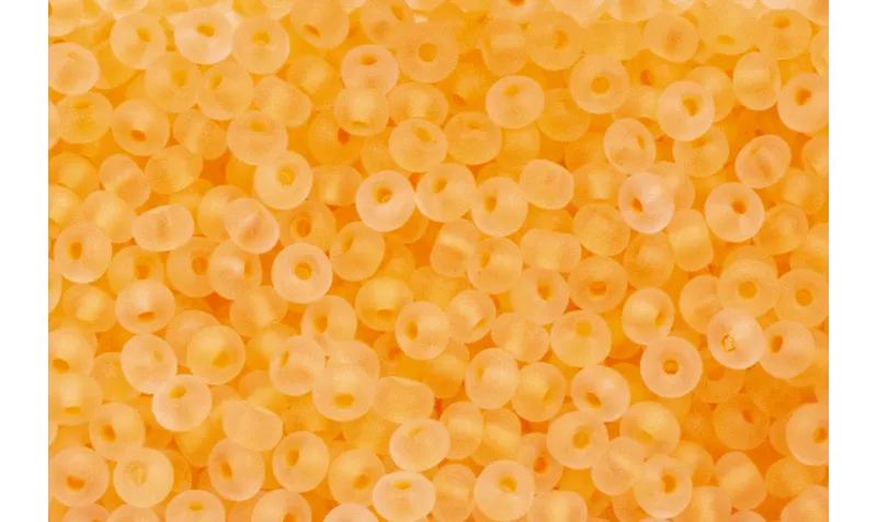 10 gramos Abalorio Naranja Fluor trans 3mm / Abalorio pulseras y Collares