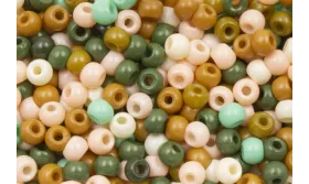 10 gramos Abalorio MIX verde 4mm / Abalorio pulseras y Collares