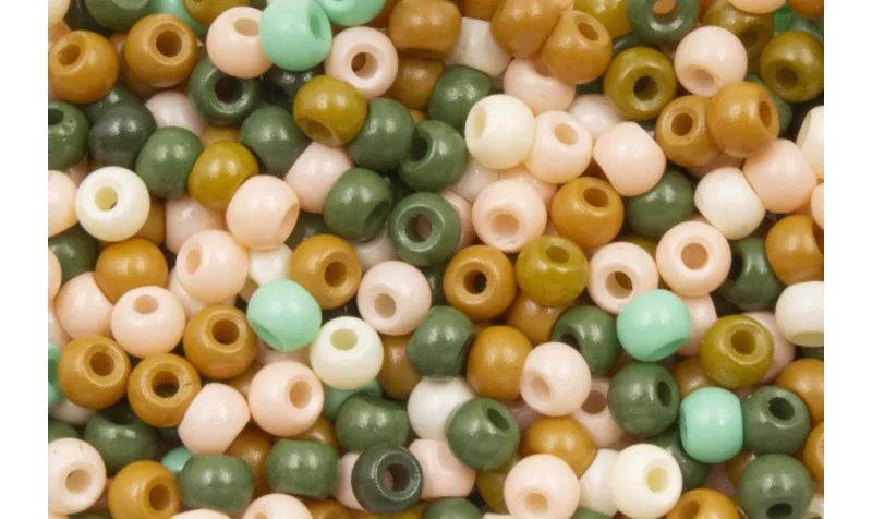 10 gramos Abalorio MIX verde 4mm / Abalorio pulseras y Collares