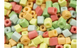 10 gramos Abalorio MIX kids 4mm / Abalorio pulseras y Collares