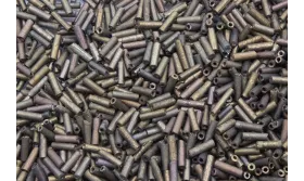 10 gramos de Canutillo de 6mm color Cobrizo / Abalorio pulseras y Collares