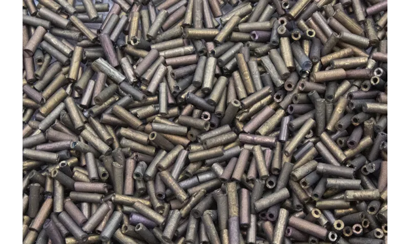 10 gramos de Canutillo de 6mm color Cobrizo / Abalorio pulseras y Collares