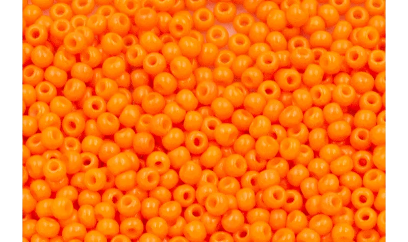 10 gramos de Abalorio cristal 2mm Naranja Coral / Abalorio pulseras y Collares
