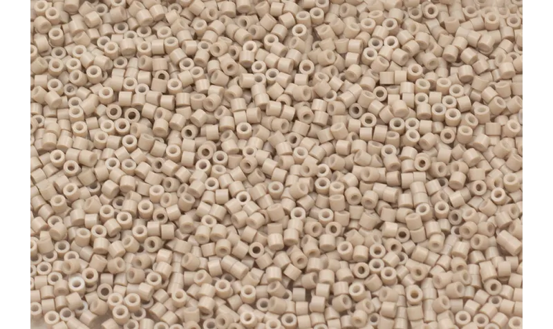 10 gramos de Abalorio cristal 2mm Microtubo Gris / Abalorio pulseras y Collares