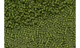 10 gramos de Abalorio cristal 2mm Microtubo Kaki / Abalorio pulseras y Collares