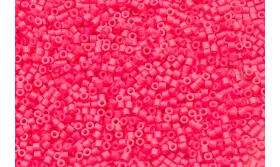 10 gramos de Abalorio cristal 2mm Microtubo Fuxia / Abalorio pulseras y Collares