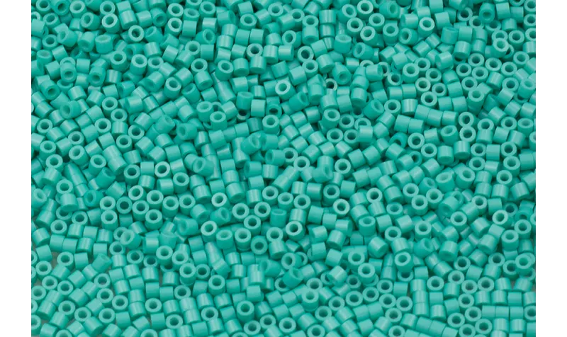 10 gramos de Abalorio cristal 2mm Microtubo Turque / Abalorio pulseras y Collares