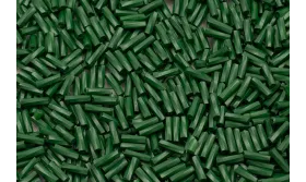 10 gramos de canutillo cristal 6mm Verde Oscuro / Abalorio pulseras y Collares