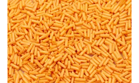 10 gramos de canutillo cristal 5mm Naranja / Abalorio pulseras y Collares