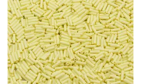 10 gramos de canutillo cristal 5mm Amarillo Pálido / Abalorio pulseras y Collares