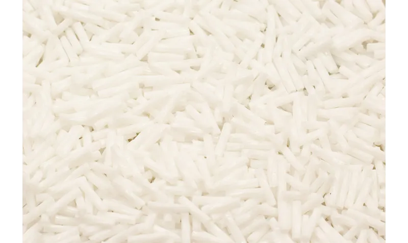 10 gramos de canutillo cristal 8mm Blanco / Abalorio pulseras y Collares