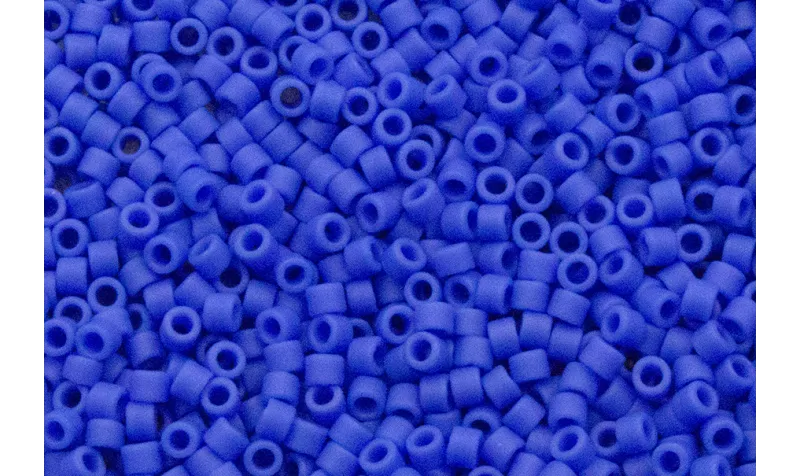 Bolsa de 8grs Delica 11/0 Matted Opaque Cyan Blue / Delicas de 