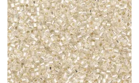 Bola de 8grs Delica BD Silver Lines Crustal / Delicas de 