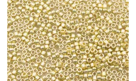 8grs Delica 11/0 Duracot Galv Yellow GOLD / Delicas de 