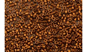 8grs Delica BD Nickle Plated Dyed Cooper / Delicas de 