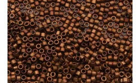 8 grs Delica 11/0 Metallic Bronze Gold Iris Matted / Delicas de 