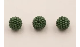 Bola abalorio 11mm Verde / Abalorio pulseras y Collares