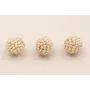 Bola abalorio 11mm Crema / Abalorio pulseras y Collares