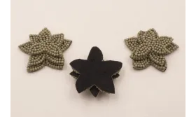 Flor Montada de 40mm diametro Vison / Abalorio pulseras y Collares