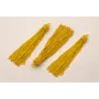 Fleco de Abalorio de 120mm Amarillo Mostaza / Abalorio pulseras y Collares