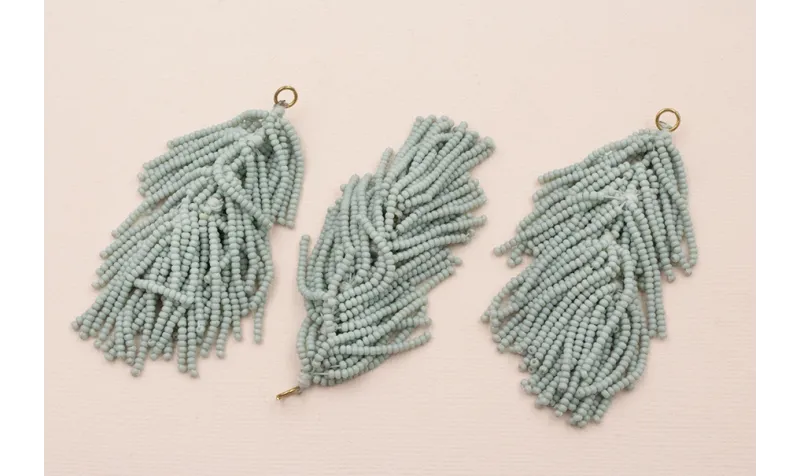 Fleco Cascada de Abalorio 80mm Agua