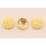 Disco de 20mm abalorio engarzado Amarillo pálido / Abalorio pulseras y Collares