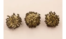 Bola Abalorio de 40mm color crudo y  Kaki / Abalorio pulseras y Collares