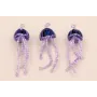 Medusa de Abalorios 50*15mm Morado y lila / Abalorio pulseras y Collares