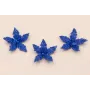 Flor Microtubos de 30mm Azul / Abalorio pulseras y Collares