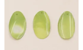 Lentejuela Ovalo 26*16mm Verde / Cuentas y Lentejuelas